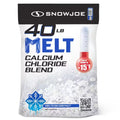 Snow Joe Snow & Ice Melter, Calcium Chloride Blend Pellets, Non-Staining Melt, 40 Lb Bag - Ice Remover for Driveway, Concrete, Sidewalk, and Outdoor Spaces