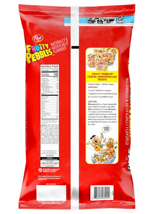 Post Fruity PEBBLES Cereal, 32 OZ Bag