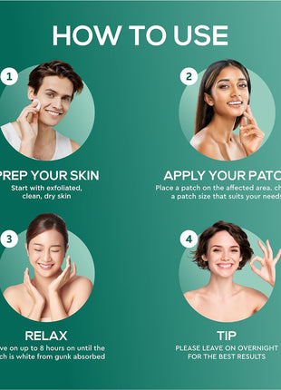 LivaClean 192 CT (4 PK) Hydrocolloid Pimple Patches - Pimple Patches for Face, Acne Patch for Face, Blemish Zit Dressing, Hydrocolloid, Zit Patch, Acne Dots