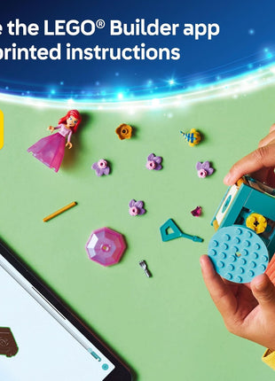 LEGO Disney Princess Twirling Ariel Toy - Building Set for Kids, Girls and Boys, Ages 5+ - Little Mermaid Toy for Fans of Movie - Ariel Doll Gift Idea for Birthdays - 43259
