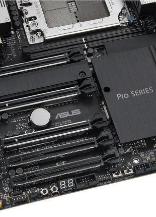 ASUS Pro WS TRX50-SAGE WIFI CEB Workstation motherboard, AMD Ryzen Threadripper PRO 7000 WX,ECC R-DIMM DDR5, 36 power-stage, WiFi 7,PCIe 5.0 x 16,PCIe 5.0 M.2, 10 Gb and 2.5 Gb LAN, multi-GPU support.
