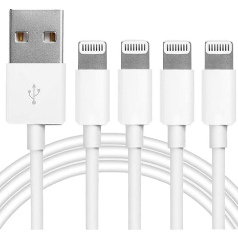 4Pack [Apple MFi Certified] Charger Lightning to USB Charging Cable 6FT Cord Compatible iPhone 14/13/12/11 Pro/11/XS MAX/XR/8/7/6s Plus,iPad Pro/Air/Mini,iPod Touch