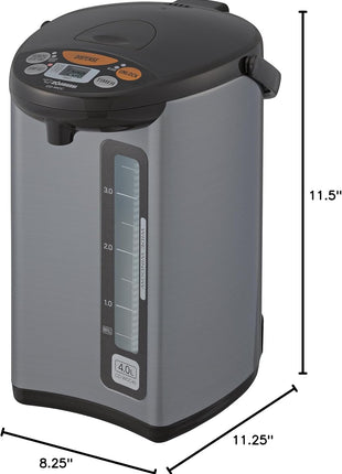 Zojirushi Micom Water Boiler and Warmer (135 oz. / 4L, Silver)