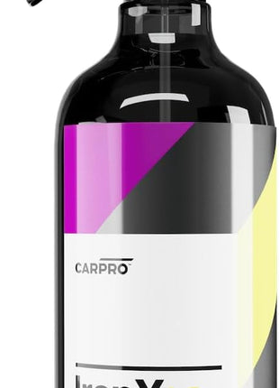 CARPRO IronX Iron Remover: Lemon Scent - Stops Rust Spots and Pre-Mature Failure of the Clear Coat, Iron Contaminant Removal - Liter with Sprayer (34oz)