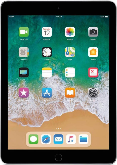 Apple iPad (6th Generation, 9.7-inch, 2018), 128GB, Wi-Fi, Space Gray (Renewed)