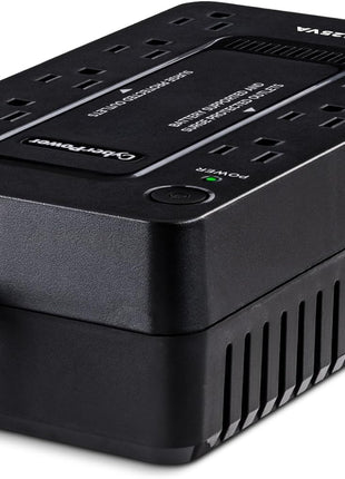 CyberPower ST425 Standby UPS Battery Backup and Surge Protector | Uninterruptible power supply and surge protection with 425VA, 260W capacity and 8 outlets