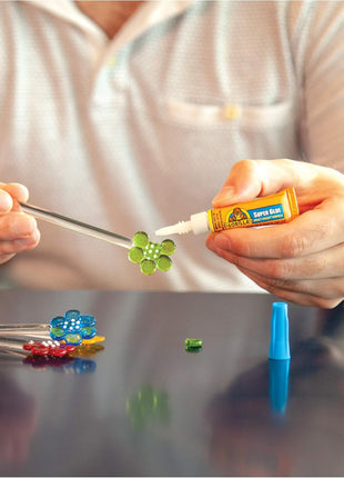Gorilla Super Glue, Clear Glue, Four 3 Gram Tubes (Pack of 1) - All Purpose and Fast Setting for Projects and Repairs