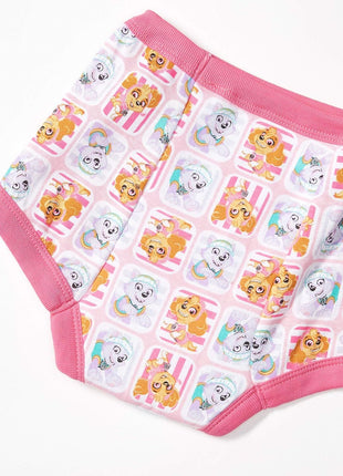 Paw Patrol Girls Toddler Potty Training Pants With Chase, Skye & More With Success Chart & Stickers Size 18, 2T, 3T, 4T, 10-Pack, 3T