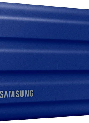 Samsung T7 Shield Portable SSD 2TB, USB 3.2 Gen 2, Up to 1,050 MB/s | Rugged, IP65 Water Resistant, for Photographers, Content Creators and Gaming, External Solid State Drive (MU-PE2T0R/AM), Blue