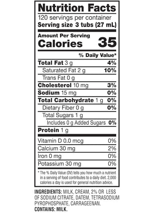 Nestle Carnation Coffee Creamer Half and Half, Made with Real Dairy, 0.304 fl oz Tubs (Pack of 360)