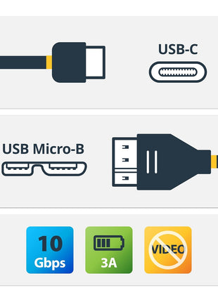 3FT USB 3.1 TYPE-C TO MICRO-B