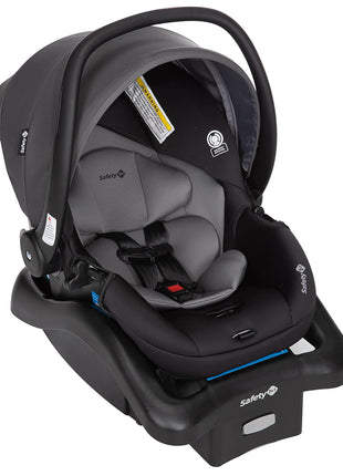 Safety 1st Smooth Ride Travel System Stroller and OnBoard FLX Infant Car Seat, Newborn to Toddler Baby Combo, Easy-Install, Large Canopy, Ample Storage, Foldable, Rear-Facing 4-30 lbs, Monument