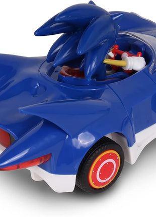 NKOK Sonic & Sega All-Stars Racing RC Car 1:28 Scale 2.4GHz, Ages 6+ | Officially licensed Sega Sonic the Hedgehog - 6.5" compact design - rubber tires - up to 150 ft range - ages 6+