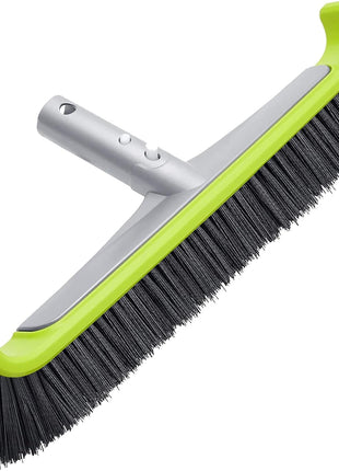 Sepetrel 17.5 inch Pool Brush Head for Cleaning Walls,Heavy Duty Inground/Above Ground Swimming Pool Scrub Brushes with Premium Strong Bristle & Reinforced Aluminium Back