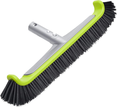 Sepetrel 17.5 inch Pool Brush Head for Cleaning Walls,Heavy Duty Inground/Above Ground Swimming Pool Scrub Brushes with Premium Strong Bristle & Reinforced Aluminium Back