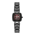 Helix by Timex Analog Watch for Women with Black Square Dial & Black Stainless Steel Bracelet Band Water Resistant Women's Wrist Watches - TW063HL03T