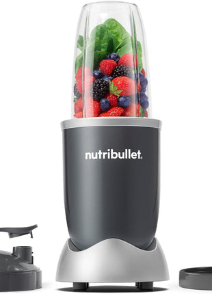 nutribullet Personal Blender, Shakes, Smoothies, Food Prep, and Frozen Blending, 24 Ounces, 600 Watt, Gray, NBR 0601WM
