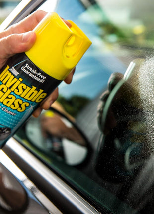 Invisible Glass 91163 Premium Aerosol Glass Cleaner Spray for Car Windshields and Windows, Automotive and Home Window Cleaner, Streak-Free, Ammonia-Free, Tint-Safe – 15 oz