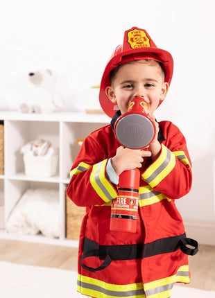 Melissa & Doug Fire Chief Role Play Costume Dress-Up Set