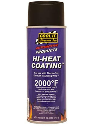 Thermo Tec 12001 Black High Heat Coating 12 oz
