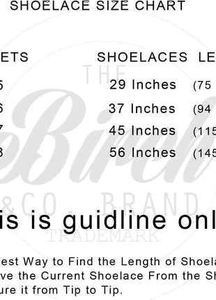 Birch Shoelaces in 27 Colors Flat 5/16 inch Shoe Laces in 4 Different Lengths (45.5 inch (115cm), Black)