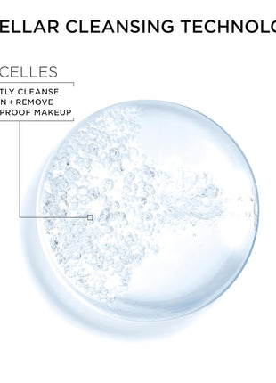 Garnier Micellar Water For Waterproof Makeup, Hydrating Facial Cleanser & Makeup Remover, Suitable for Sensitive Skin, Vegan, Cruelty Free, 13.5 Fl Oz (400mL), 1 Count