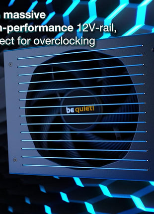 be quiet! BN514 Straight Power 12-750w Modular Power Supply | 80 Plus Platinum ATX 3.1 Compliant | for PCIe 5.0 GPUs and GPUs with 6+2 pin connectors | Silent 135mm be quiet! Fan | BN514