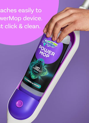 Swiffer PowerMop Floor Cleaning Solution with Unstopables Fresh Scent, PowerMop Refills, Floor Cleaner for Mopping, 25.3 fl oz, 2 Pack