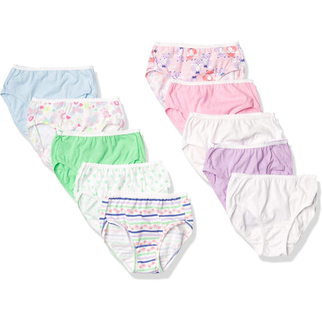 Hanes Girls' Hanes Girls' 20-pack Tagless Cotton Brief Panties