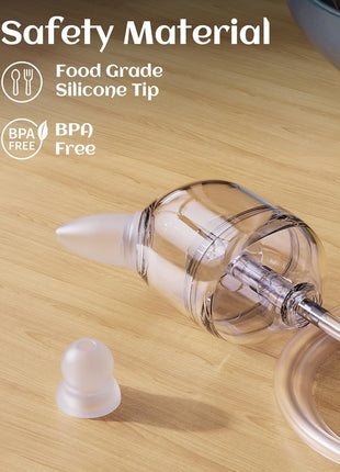 X-Bosak Electric Baby Nasal Aspirator - Hospital Grade Mucus Remover with 9 Suction Levels, USB-C Rechargeable, Night Light & Nursery Rhymes, BPA-Free Silicone Tips