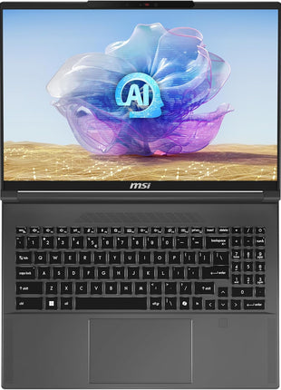 MSI Creator A16 AI+ (2024) 16 inch QHD+ 240Hz Laptop: AMD Ryzen AI 9-365, NVIDIA RTX 4060, 32GB LPDDR5x, 1TB NVMe SSD, WiFi 7, Win 11 Home: Lunar Gray A3HVFG-038US
