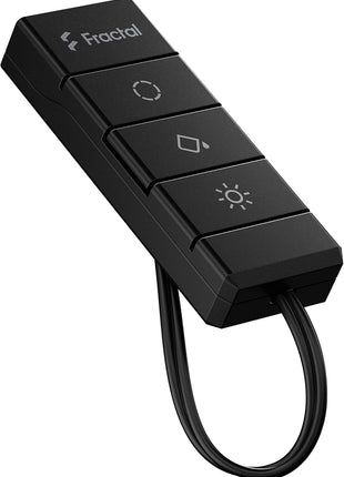 Fractal Design Adjust 2 Manual ARGB Controller for All Standard 5V ARGB LED Fans Strips and Devices Chaining Y-Cable Adapter Included