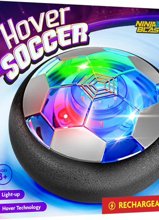 Ninja Blast Hover Soccer Light-Up Ball, Birthday Gift for Boys, Indoor Toy Games, Kids Gifts for Age 5, 6, 7, 8, 9, 10, 11, 12 Years Old, Boy Toys for Age 3 Years and Up.