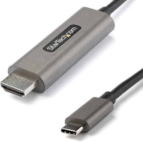 StarTech.com 6ft (2m) USB C to HDMI Cable 4K 60Hz w/ HDR10 - Ultra HD USB Type-C to 4K HDMI 2.0b Video Adapter Cable - USB-C to HDMI HDR Monitor/Display Converter - DP 1.4 Alt Mode HBR3 (CDP2HDMM2MH)