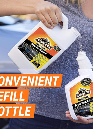 Armor All Car Protectant Refill by Armor All, Car Interior Cleaner with UV Protection, 1 Gal Each, White, 128 Fl Oz (Pack of 1)