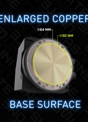 msi MAG CoreLiquid I240 White - AIO ARGB CPU Liquid Cooler - Infinity Mirror Design - UNI Bracket - 240mm Radiator - Dual 120mm ARGB PWM Fans - LGA 1700/1851 / AM5/AM4 Compatible