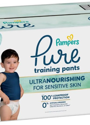 Pampers Pure Protection Training Underwear, Unisex, Size 3T4T, 92 Count, Premium, Hypoallergenic, Soft, Absorbent