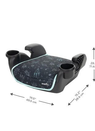 Evenflo GoTime No Back Booster Car Seat (Blue Astro)