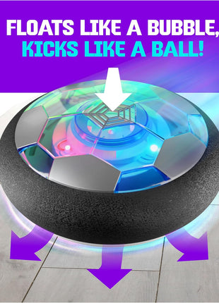Ninja Blast Hover Soccer Light-Up Ball, Birthday Gift for Boys, Indoor Toy Games, Kids Gifts for Age 5, 6, 7, 8, 9, 10, 11, 12 Years Old, Boy Toys for Age 3 Years and Up.