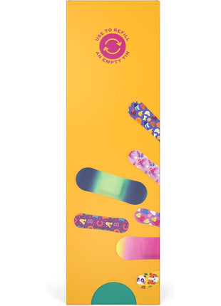 Welly Bravery Badge Value Pack | Adhesive Flexible Fabric Bandages | Assorted Shapes and Patterns for Minor Cuts, Scrapes, and Wounds - 100 Count