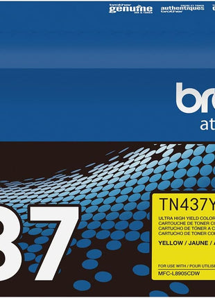 Brother TN437Y Ultra High Yield Yellow Toner Cartridge