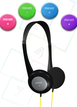 Maxell 195004 Action Kids Headphone with Microphone Black