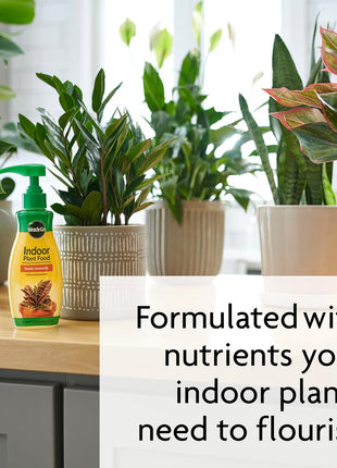 Miracle-Gro Indoor Plant Food, Liquid Plant Food for Houseplants, Snake Plants, Peace Lilies, Flowers, Vegetables, Herbs and More, 8 oz., 2-Pack