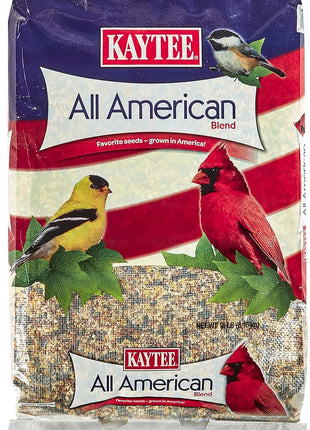 Kaytee All American Wild Bird Food Seed Blend for Cardinals, Blue Jays, Finches & Other Outdoor Wild Birds, 5 Pounds