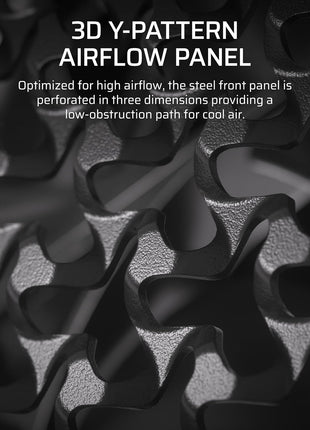 CORSAIR 4000D RS ARGB Frame Modular Mid-Tower ATX PC Case, High Airflow, 3X Pre-Installed RS Fans, InfiniRailTM Mounting System, ASUS BTF, MSI Zero, Gigabyte Stealth, Black