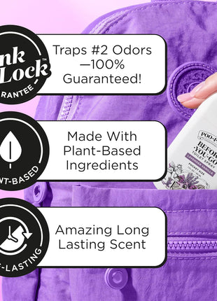 Poo-Pourri Before-You-Go Pocket Toilet Spray, Travel Essentials, Lavender Vanilla, 1 Fl Oz, Up to 50 Uses, On-The-Go Bathroom Odor Deodorizer with Essential Oils, TSA Approved Size