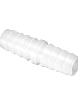 Quickun Plastic Hose Barb Fitting, 3/8" x 3/8" Barbed Splicer Mender Joint Adapter Union Fitting (Pack of 5)