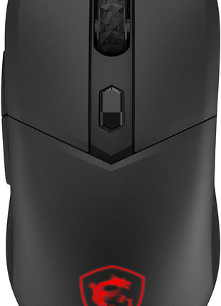 msi Versa 300 W Gaming Mouse, 8000 DPI, 30M+ Clicks Kailh Switch, Optical Sensor, Ergonomic Ambitextrous Hand Design, RGB Light