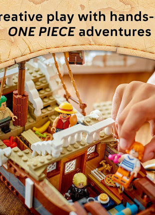 LEGO ONE PIECE The Going Merry Pirate Ship Building Blocks - Pretend Play Adventure Toy for Boys & Girls, 10+ - Straw Hat Crew Toy Figures & Playset for Anime Fans - Gift Idea for Birthdays - 75639