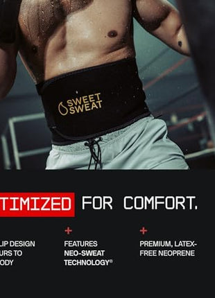 Sports Researchｮ Training Performance Pack - Creatine Monohydrate, Dutch Chocolate Whey Protein and Sweet Sweat Waist Trimmer (Black/Pink, Small)